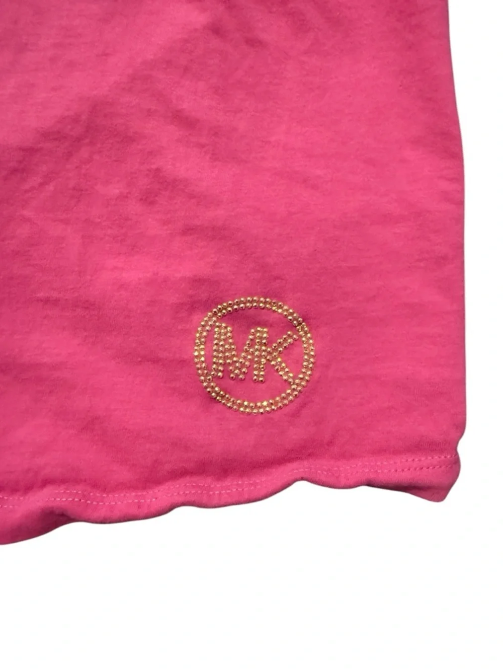Michael Kors Bright Pink Crew Neck Tee